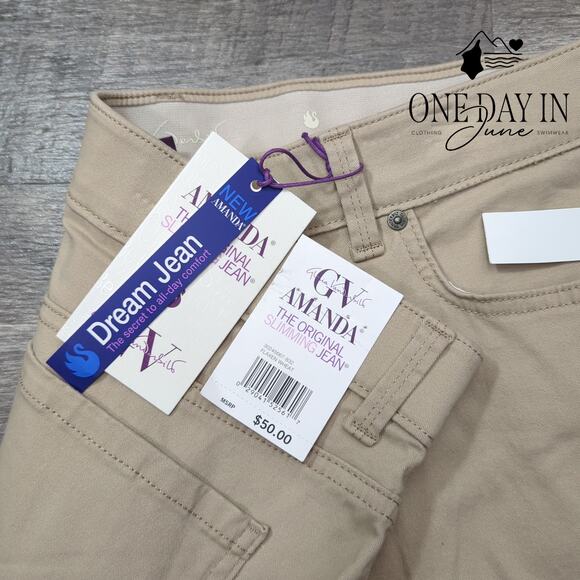 Gloria Vanderbilt Amanda The Original Slimming Jean Size 18 - Picture 2 of 6